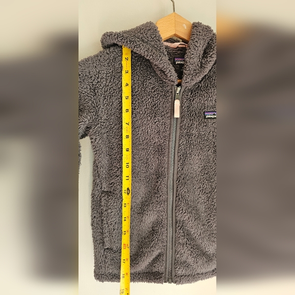 Patagonia Girls Fleece hoodie full zipper pullover Jaquet size 7/8 - Picture 13 of 14